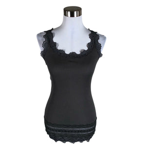 Unisex Rosemunde - Trikotaažist topp, suurus 34 - Hall (1)