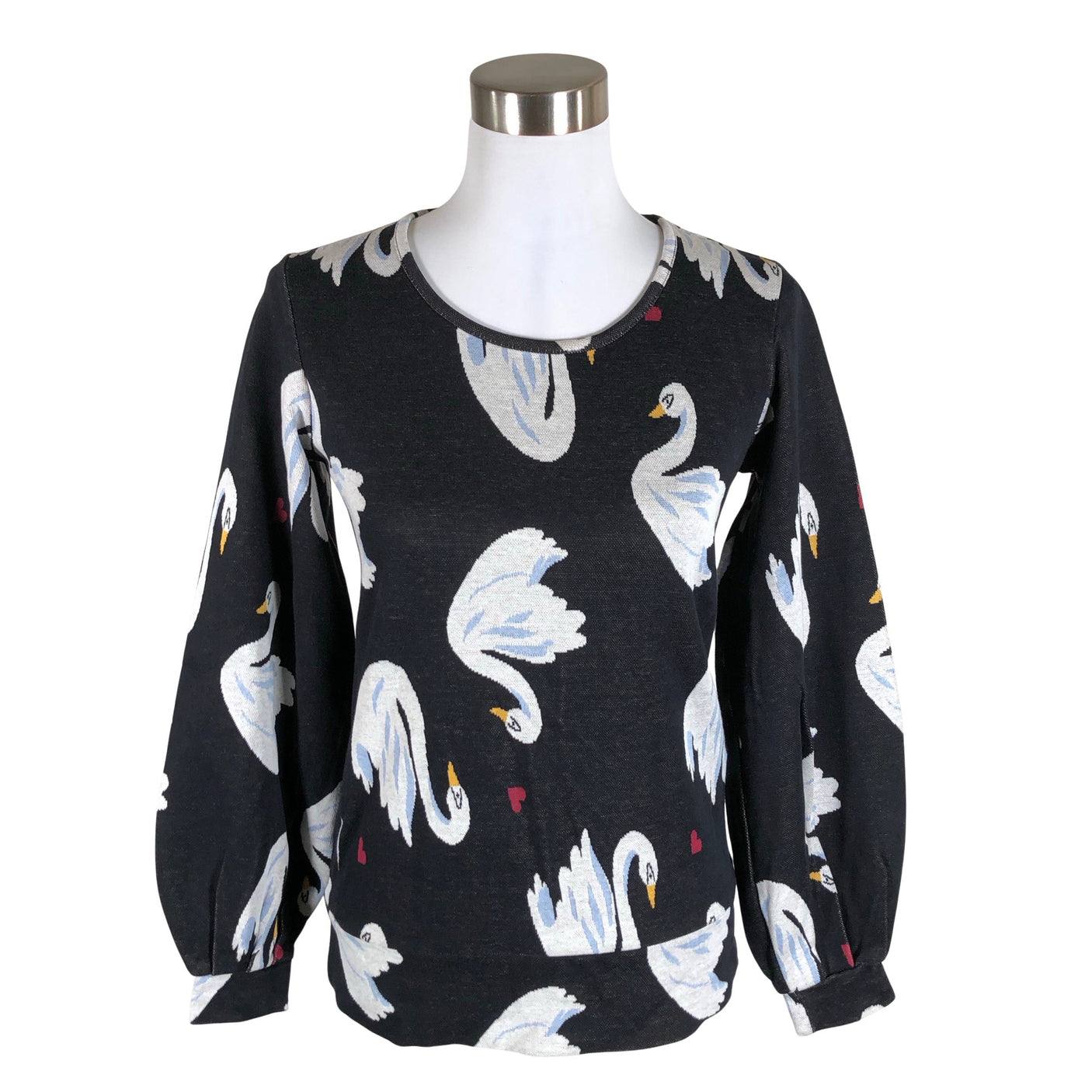 Unisex NOSH - Trikotaažist pluus, suurus 34 - Must (1)