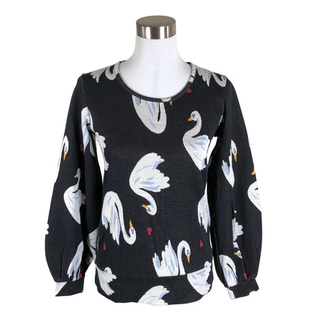 Unisex NOSH - Trikotaažist pluus, suurus 34 - Must ()