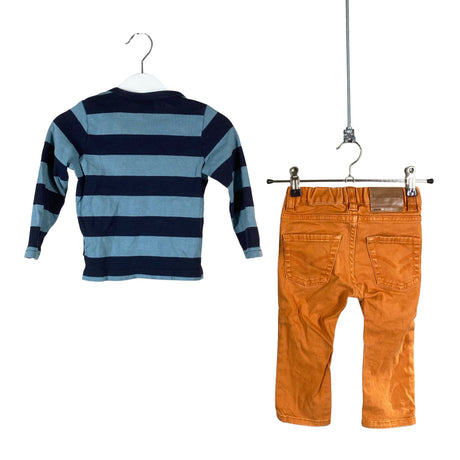 Unisex Polarn O. Pyret - Teksad, suurus 80 - 86 - Oranž (2)