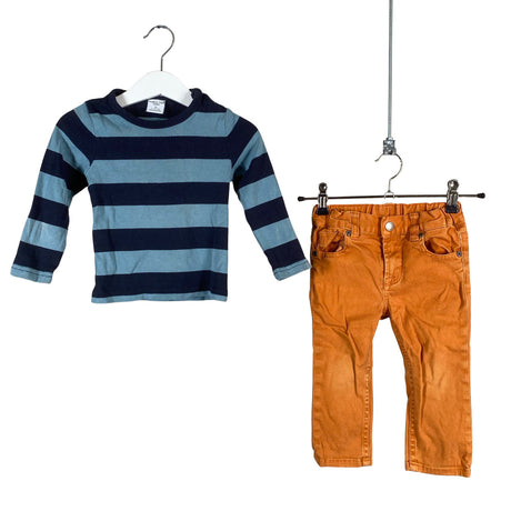Unisex Polarn O. Pyret - Teksad, suurus 80 - 86 - Oranž ()