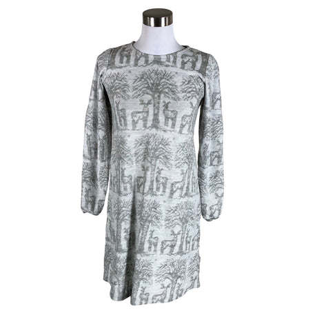 Unisex Kaino - Kootud kleit, suurus 38 - Hall ()