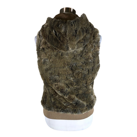 Unisex Esprit - Kunstkarusnahast vest, suurus 38 - Pruun (2)