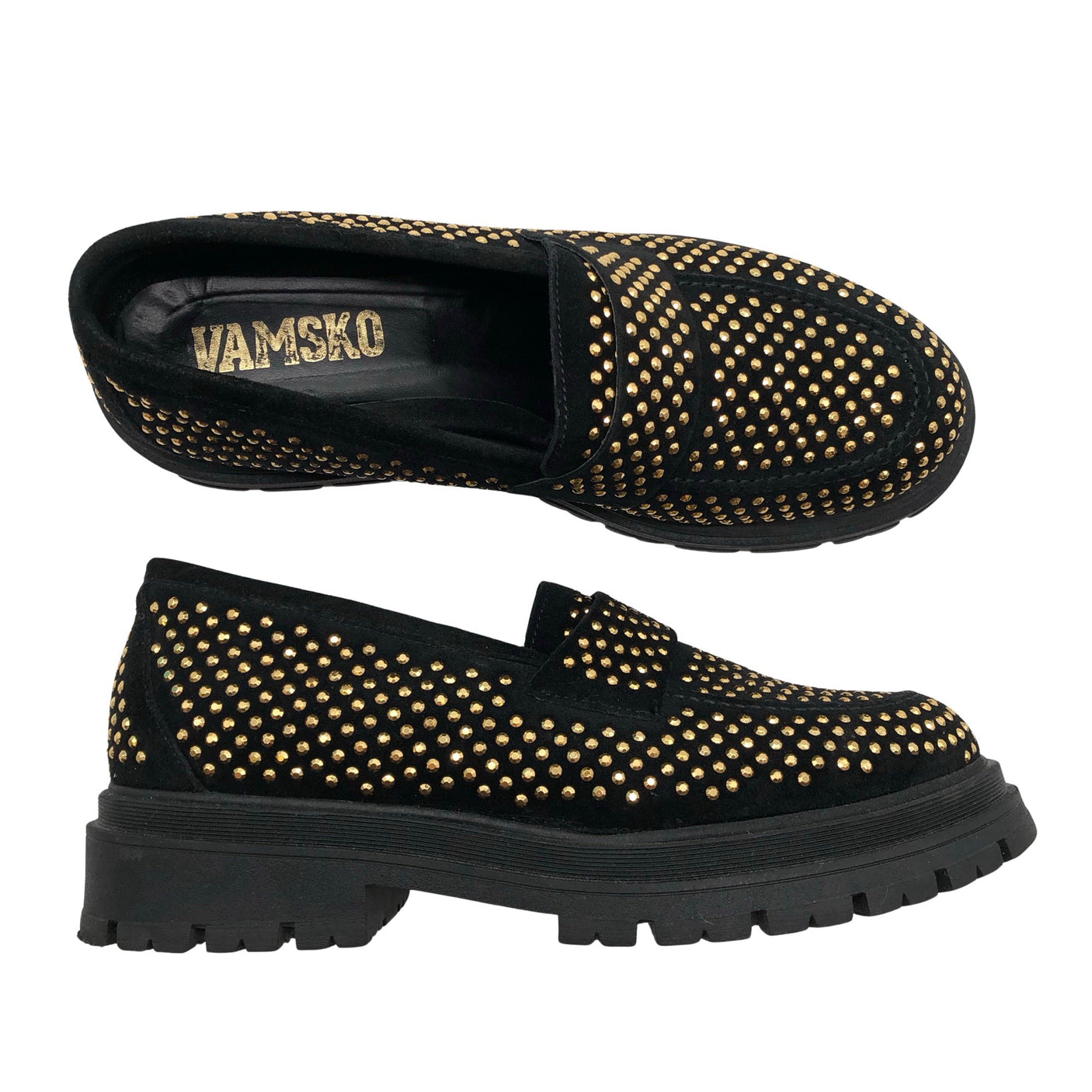 Unisex Vamsko - Mokassiinid, suurus 41 - Must (1)