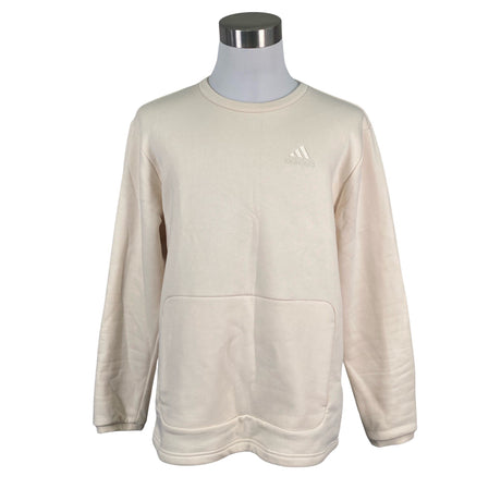 Unisex Adidas - Dressikangast pluus, suurus L - Looduslik valge ()