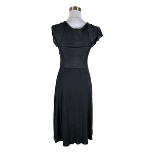 Unisex Massimo Dutti - Trikotaažist kleit, suurus 38 - Must (2)