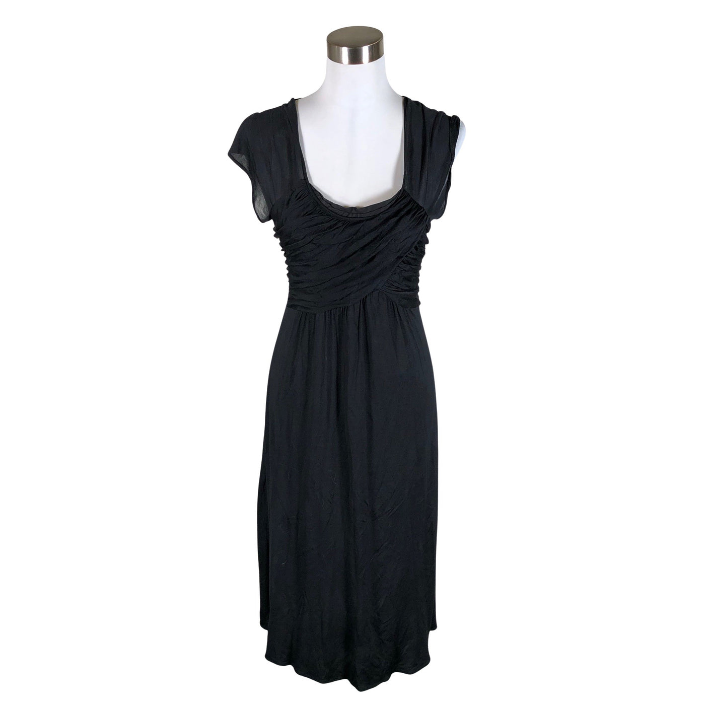Unisex Massimo Dutti - Trikotaažist kleit, suurus 38 - Must (1)