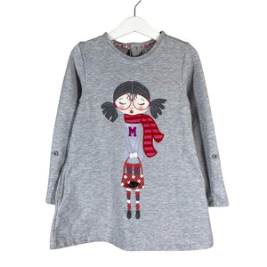 Unisex Mayoral - Dressikangast kleit, suurus 116 - 122 - Hall (1)