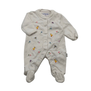 Unisex JoJo Maman Bébé - Kombinesoon, suurus 56 - 62 - Valge (1)