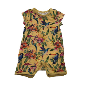 Unisex Ma-ia Family - Lühike pükskostüüm, suurus 56 - 62 - Kollane (1)