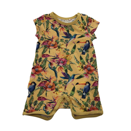Unisex Ma-ia Family - Lühike pükskostüüm, suurus 56 - 62 - Kollane ()