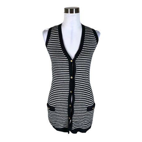 Unisex Reiss - Kootud vest, suurus 34 - Must ()