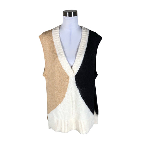 Unisex Marimekko - Kootud vest, suurus 36 - Beige ()