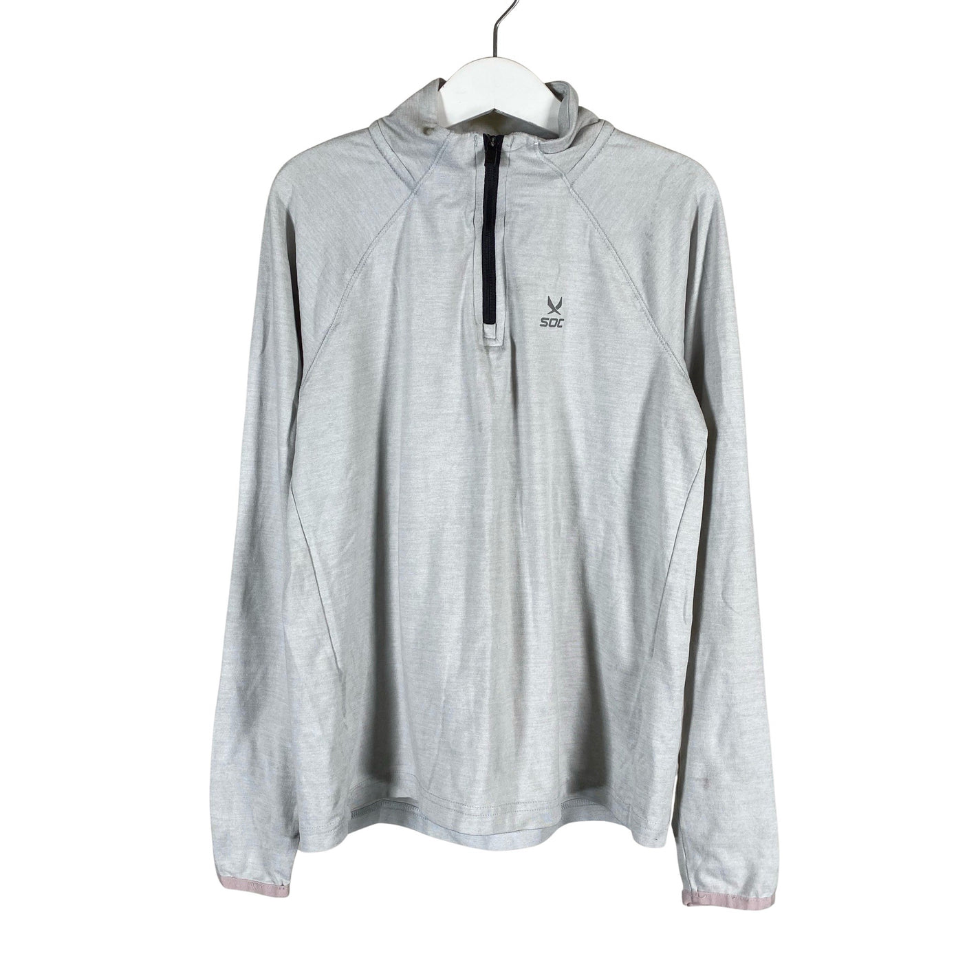 Unisex Soc - Spordisärk, pikad käised, suurus 134 - 140 - Hall (1)