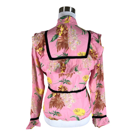 Unisex Ganni - Pluus, suurus 36 - Heleroosa (2)