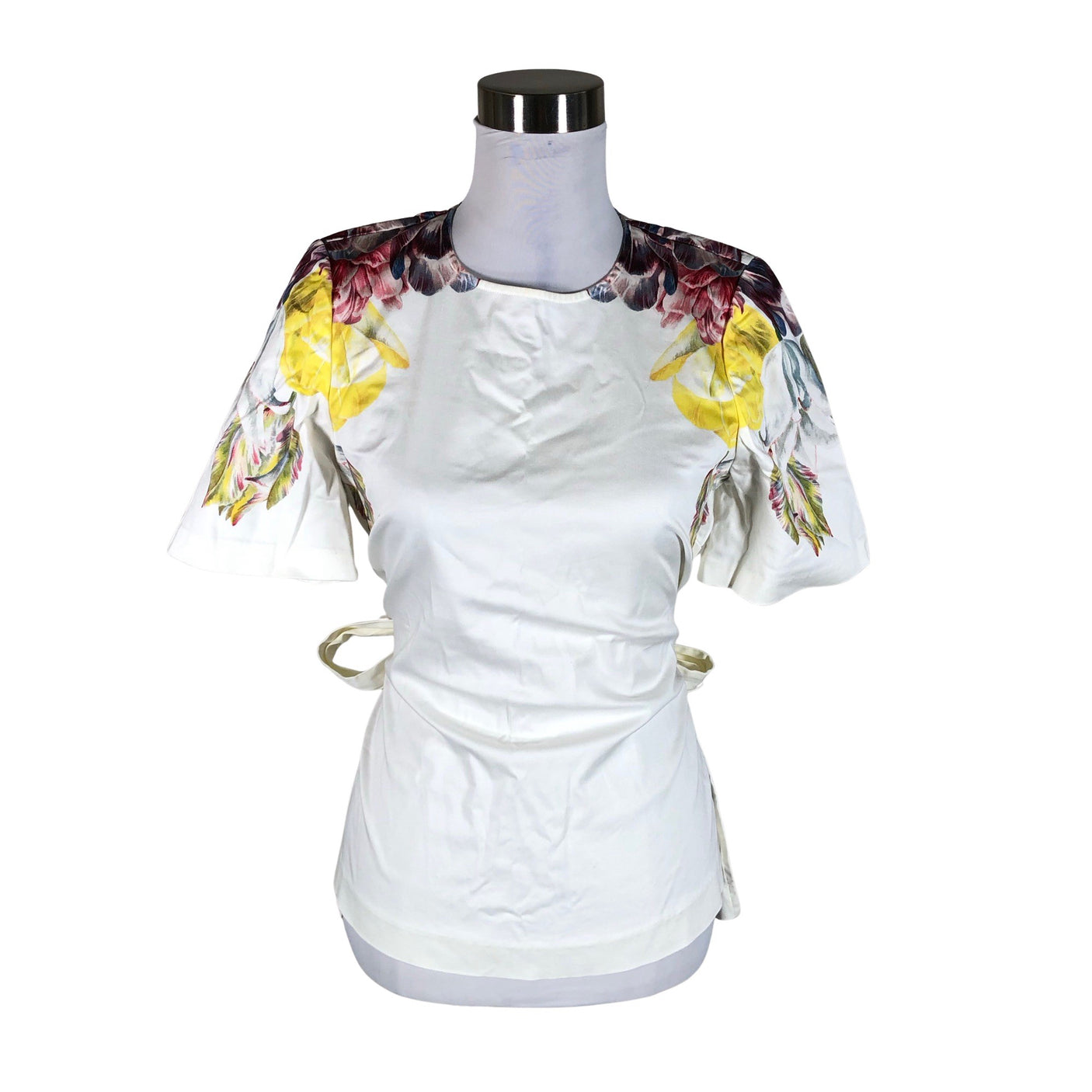 Unisex Ted Baker - Lühikeste käistega pluus, suurus 36 - Valge (1)