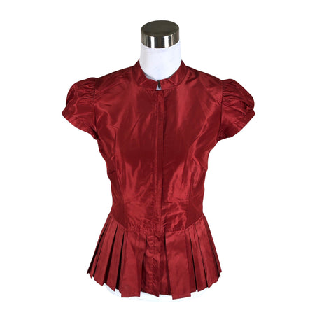 Unisex Tiger of Sweden - Lühikeste käistega pluus, suurus 38 - Punane ()