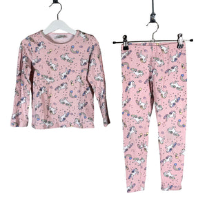 Unisex Lindex - Trikotaažist pluus, suurus 104 - 110 - Heleroosa (1)