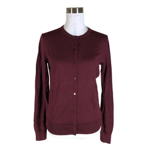 Unisex Muji - Kardigan, suurus 38 - Veinipunane (1)