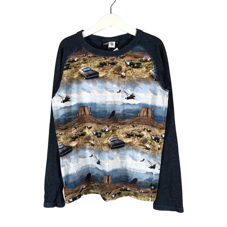 Unisex Molo Kids - Trikotaažist pluus, suurus 134 - 140 - Sinine ()