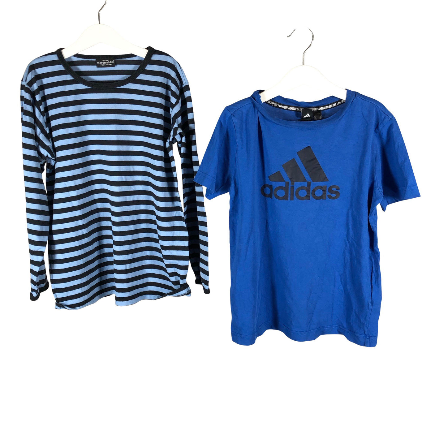 Unisex Marimekko - Trikotaažist pluus, suurus 134 - 140 - Helesinine (1)