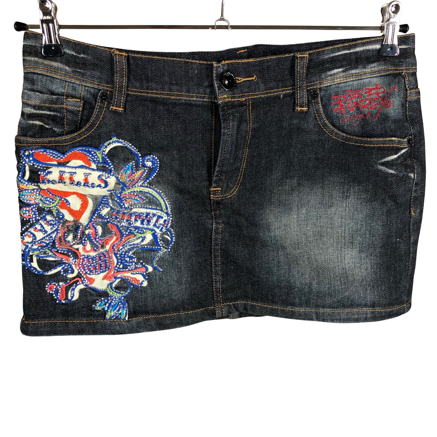 Unisex Ed Hardy - Teksaseelik, suurus W27 - Kollane (1)