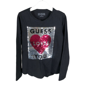 Unisex Guess - Trikotaažist pluus, suurus 128 - 134 - Must (1)
