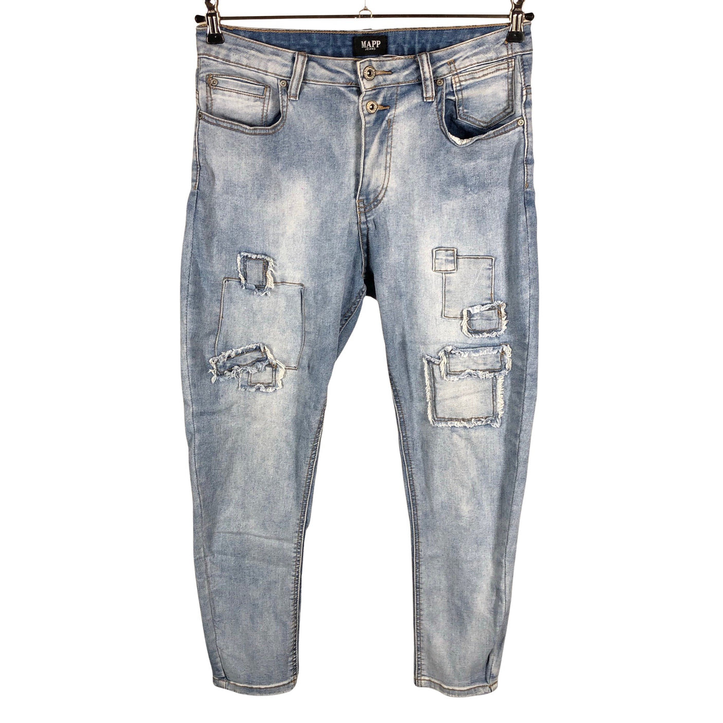 Unisex M.A.P.P Jeans - Teksad, suurus 40 - Helesinine (1)