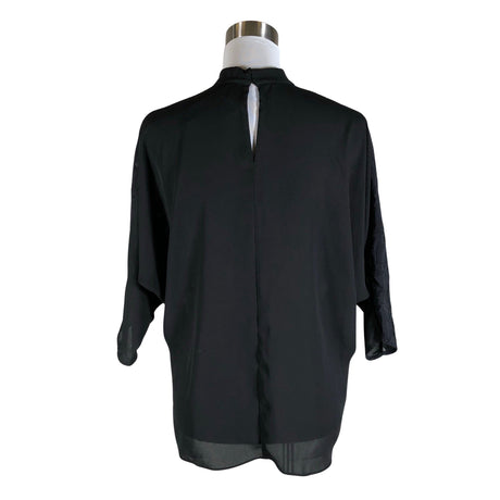 Unisex Tiger of Sweden - Lühikeste käistega pluus, suurus 40 - Must (2)
