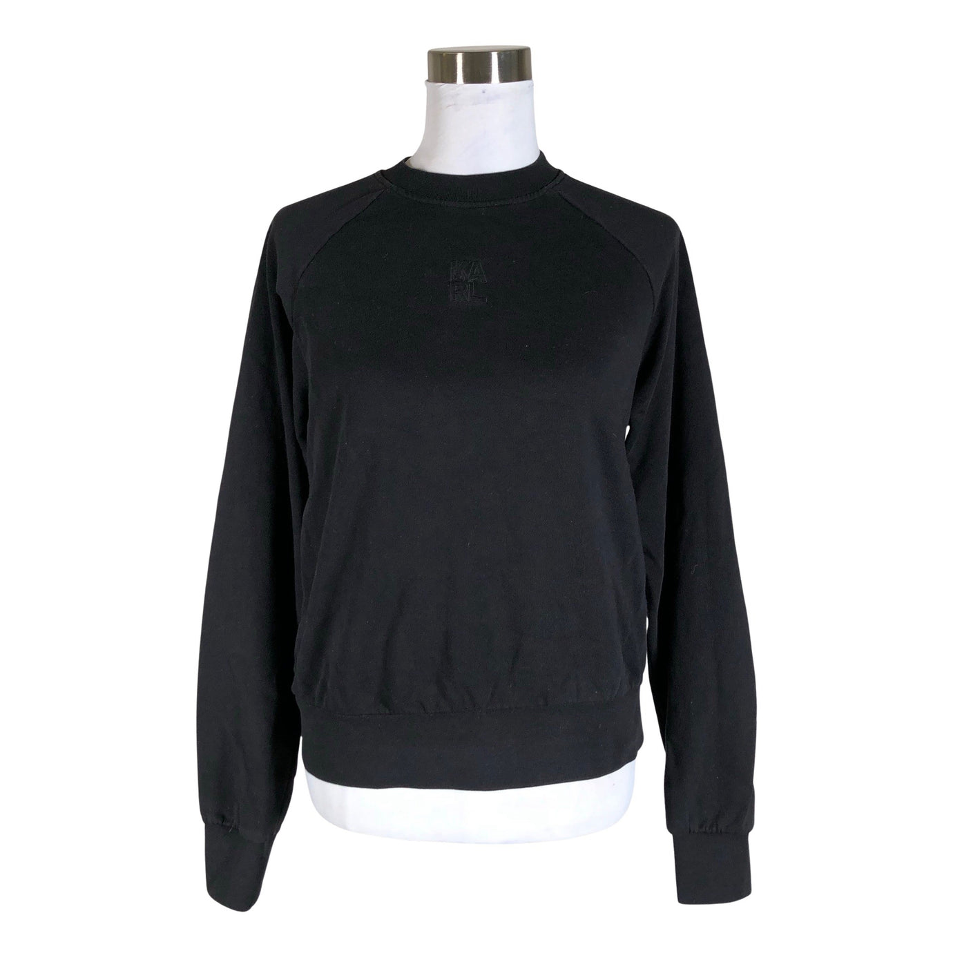 Unisex Karl Lagerfeld - Dressikangast pluus, suurus 40 - Must (1)