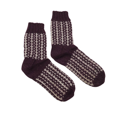 Unisex Handmade - Villased sokid, suurus 39 - Lilla ()