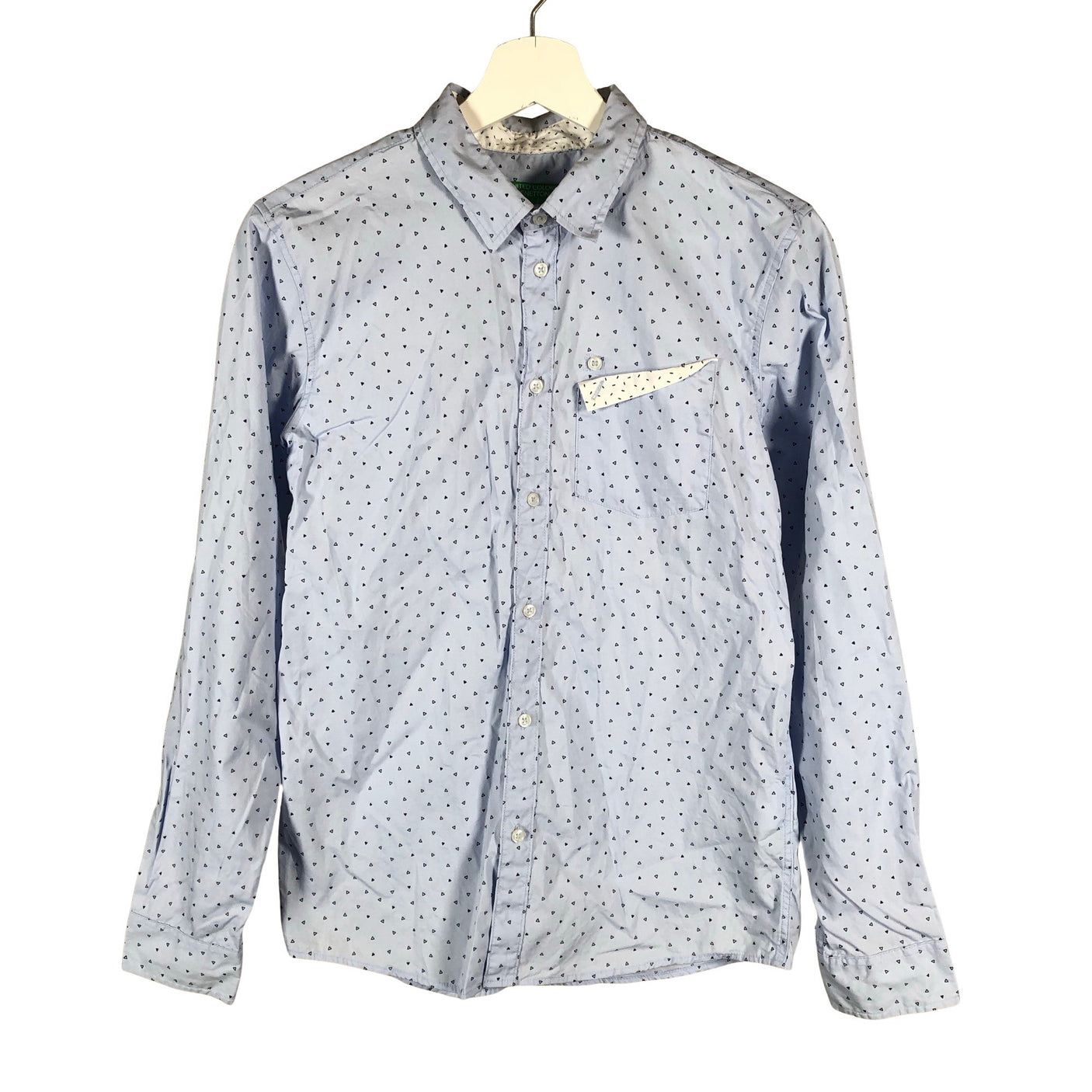 Unisex Benetton - Triiksärk, suurus 164 - 170 - Helesinine (1)