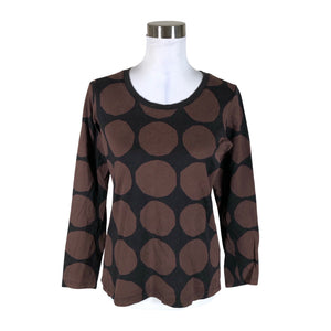 Unisex Marimekko - Trikotaažist pluus, suurus 38 - Pruun (1)
