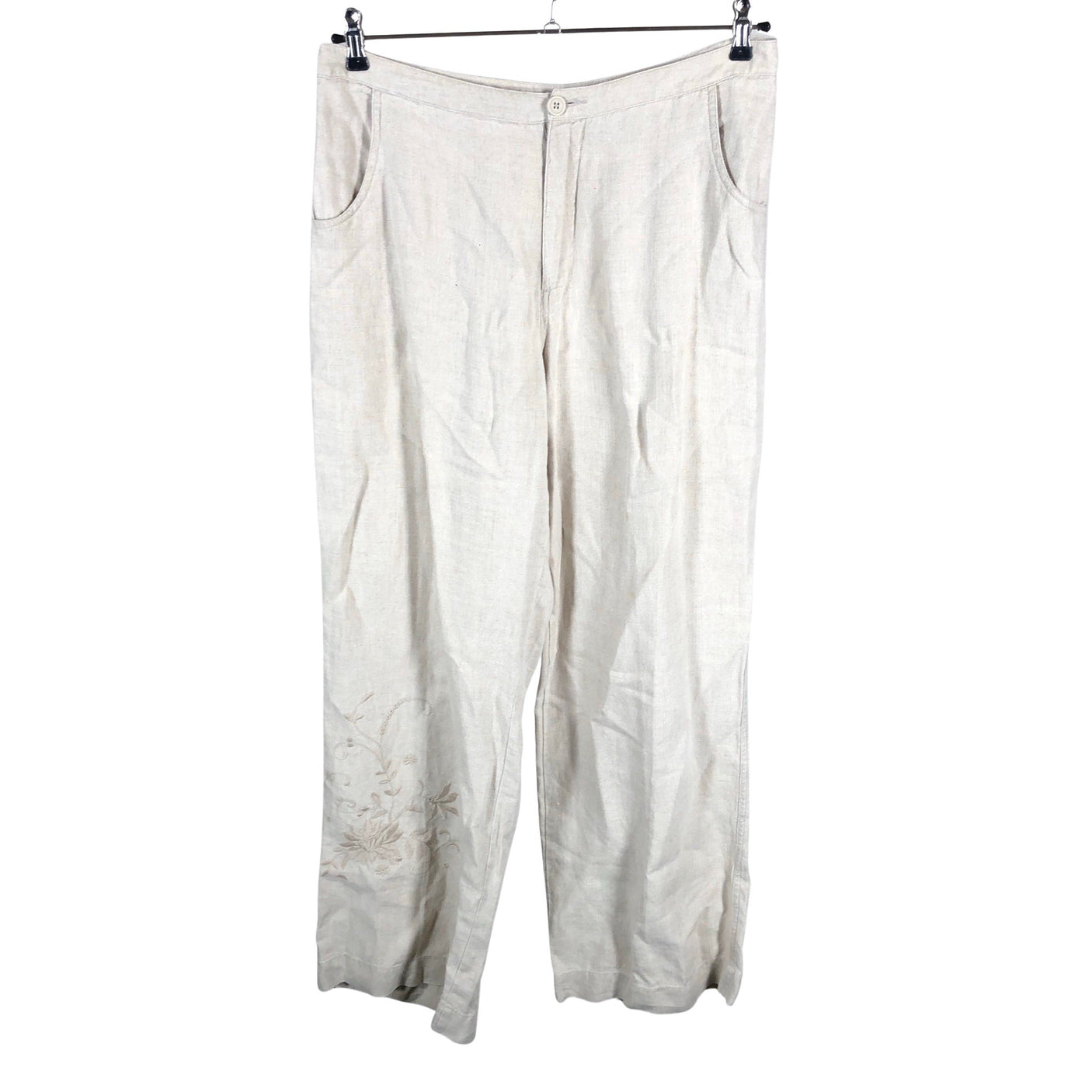 Unisex Jackpot - Mittevenivad püksid, suurus 42 - Beige (1)