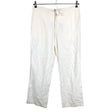 Unisex Solid - Mittevenivad püksid, suurus M - Valge ()