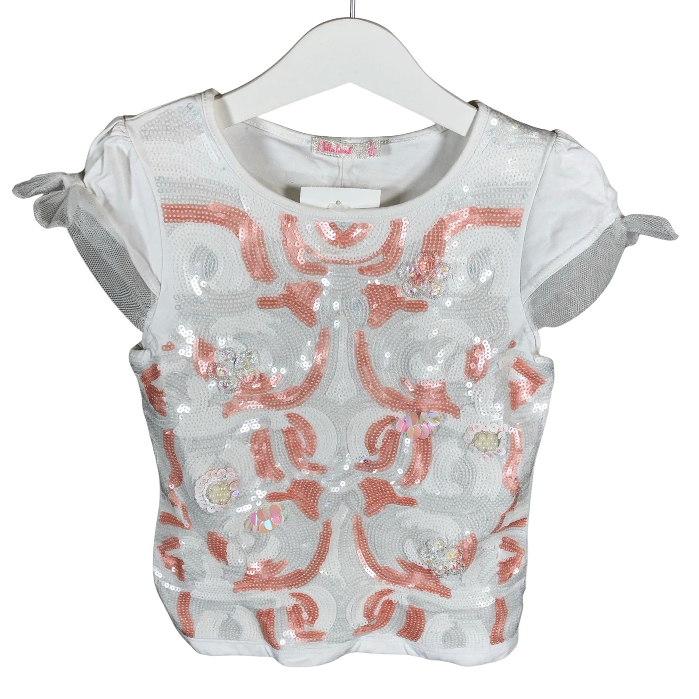 Unisex Billieblush - T-särk, suurus 122 - 128 - Valge (1)