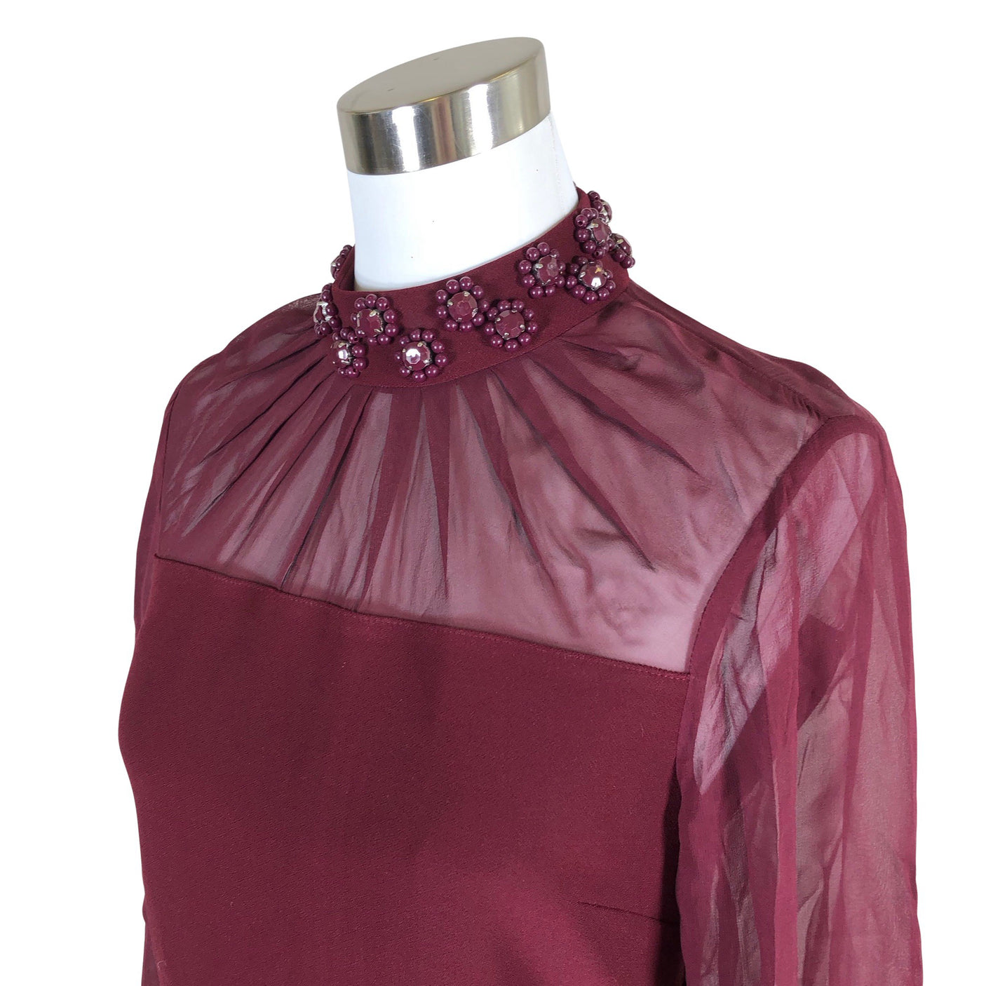 Unisex Ted Baker - Pidulik kleit, suurus 38 - Veinipunane (3)
