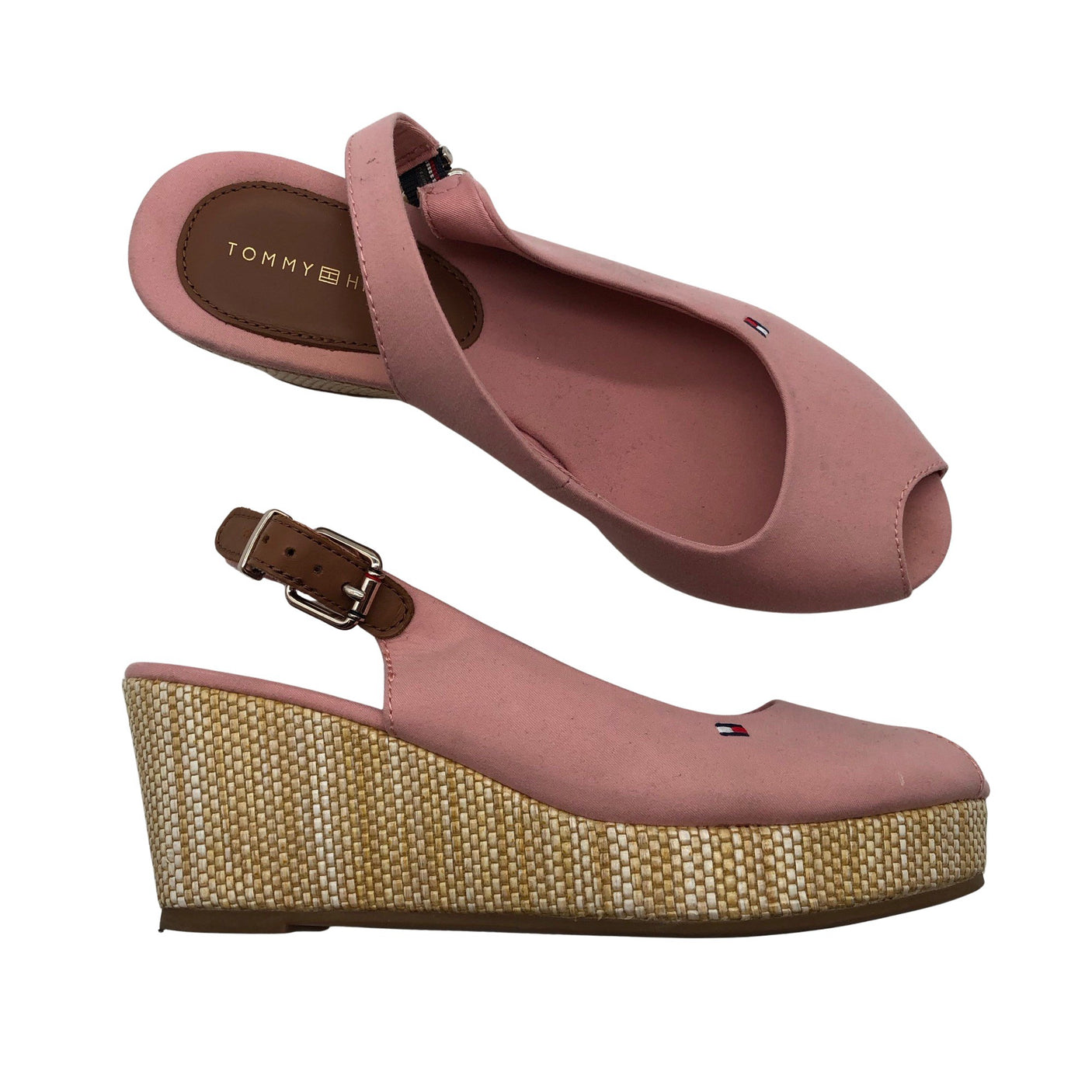 Unisex Tommy Hilfiger - Kiilkontsaga rihmikud, suurus 36 - Heleroosa (1)