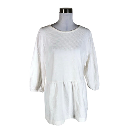 Unisex NOSH - Trikotaažist tuunika, suurus 40 - Valge ()