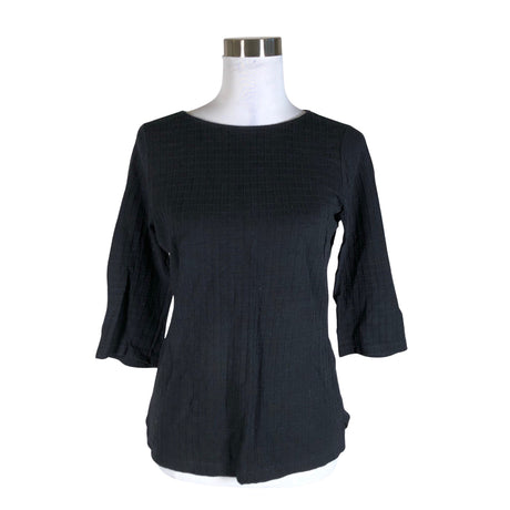 Unisex Nanso - Trikotaažist pluus, suurus 36 - Must ()
