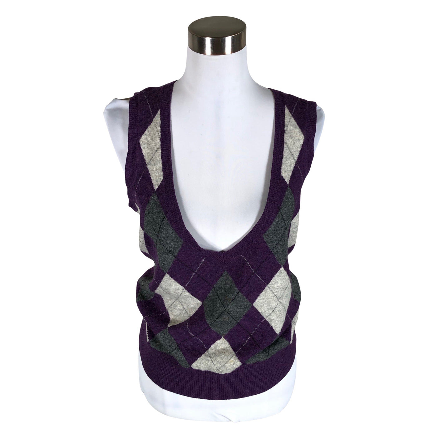Unisex Gant - Kootud vest, suurus 38 - Lilla (1)