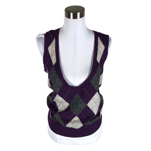 Unisex Gant - Kootud vest, suurus 38 - Lilla (1)