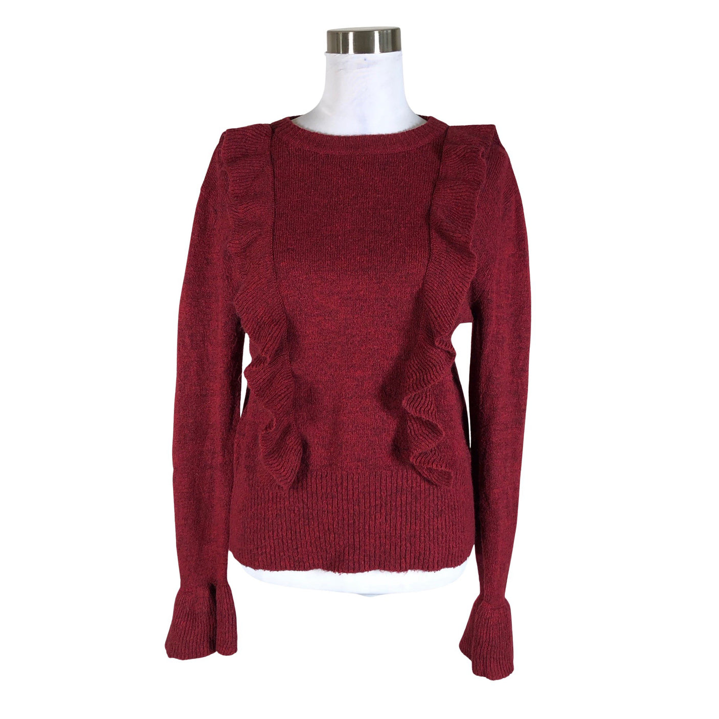 Unisex mbyM - Kampsun, suurus 40 - Veinipunane (1)
