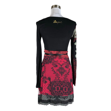 Unisex Desigual - Trikotaažist kleit, suurus 36 - Must (2)