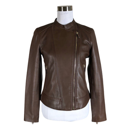 Unisex Massimo Dutti - Nahktagi, suurus 38 - Pruun ()