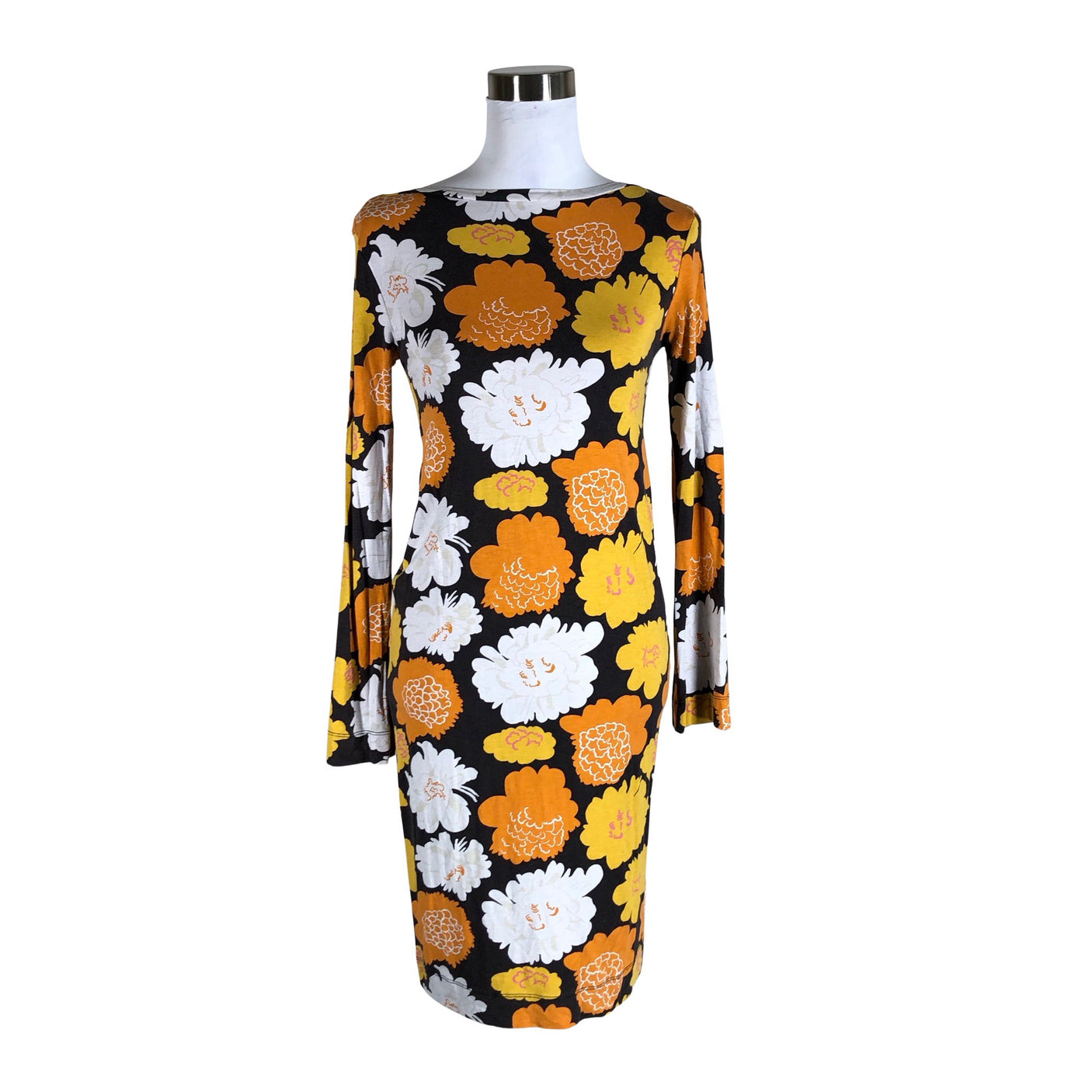 Unisex Marimekko - Trikotaažist kleit, suurus 34 - Pruun (1)