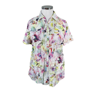 Unisex Gerry Weber - Lühikeste käistega pluus, suurus 44 - Valge (1)