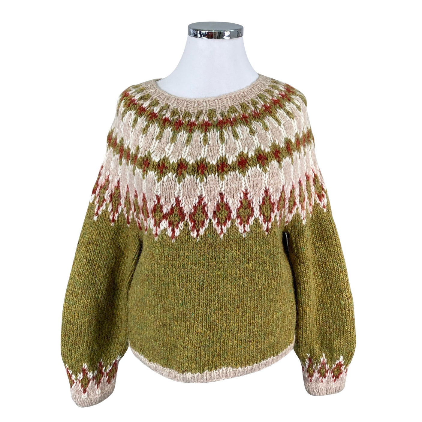 Unisex Handmade - Kampsun, suurus 44 - Roheline (1)