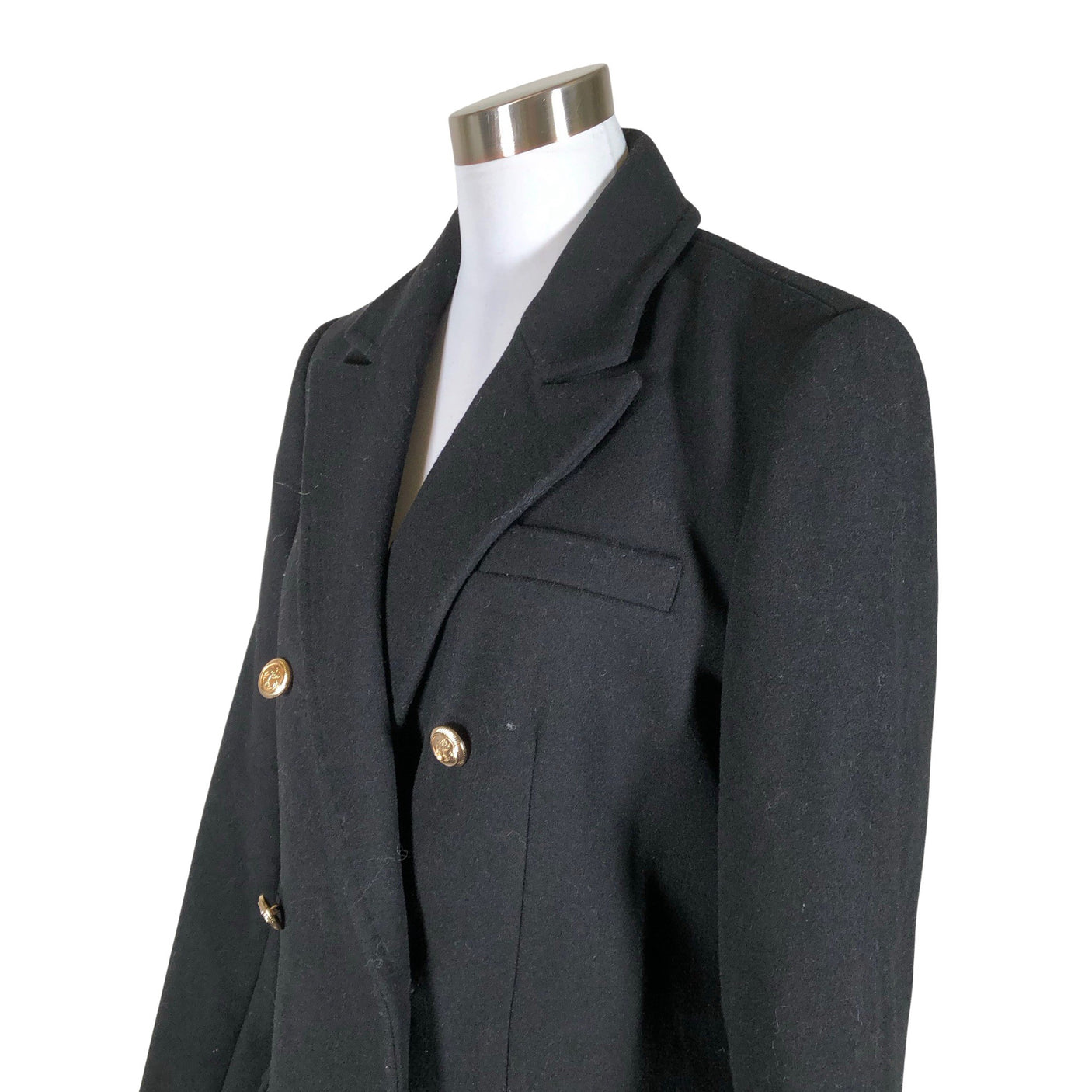 Unisex Rue de Femme - Villane mantel, suurus 38 - Must (3)
