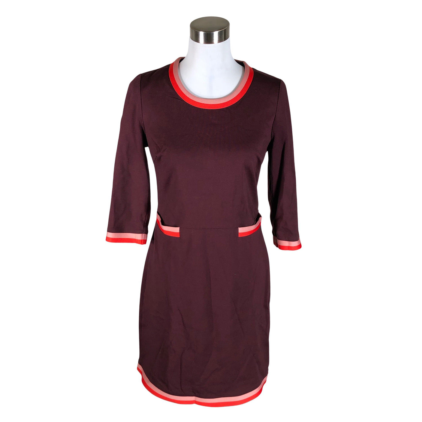 Unisex Boden - Trikotaažist kleit, suurus 40 - Veinipunane (1)